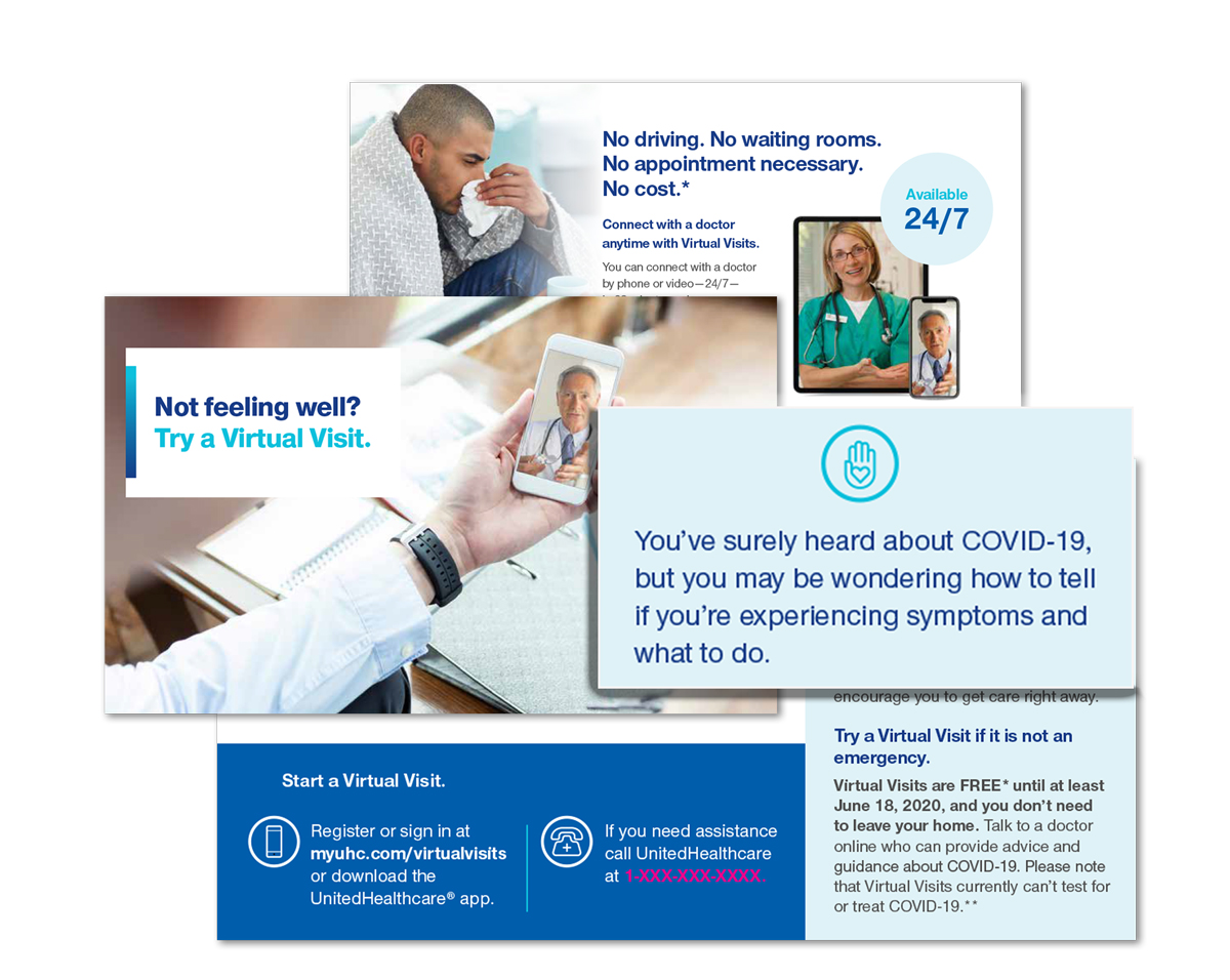 Covid-19 Virtual Visits mailer